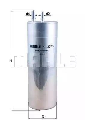 Filtro de combustível KL2295