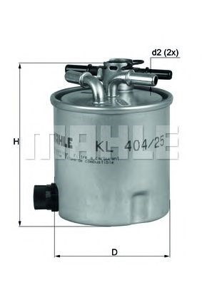 Op Filtro de combustível KL40425