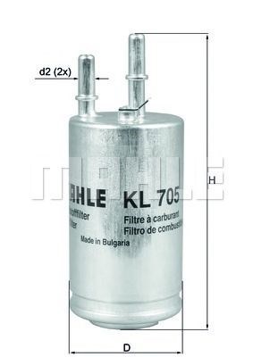 Filtro de combustível KL705