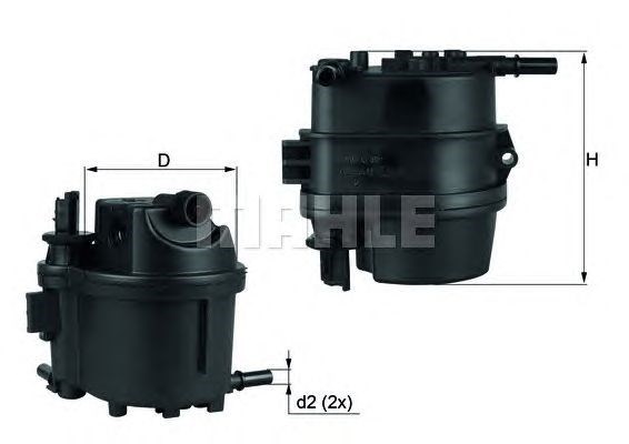 Conjunto do filtro de combustível (diesel) KL779