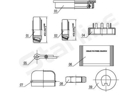 Kits de rolamentos de roda LO00529