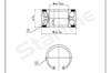 Rolamento de cubo traseiro LO01318 STARLINE