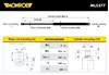 Amortecedor da capota direito ML5577 MONROE