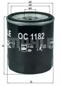 Filtro de óleo OC1182