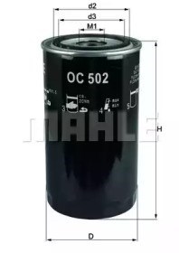 P7101 Filtro de óleo OC502