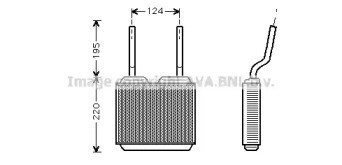 Calefactor opel astra f OL6132