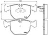 Sapatas do freio dianteiras de disco P06021 BREMBO