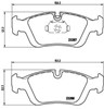 Sapatas do freio dianteiras de disco P06024 BREMBO