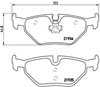 Sapatas do freio traseiras de disco P06025 BREMBO