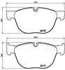 Sapatas do freio dianteiras de disco P06049 BREMBO