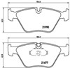 Sapatas do freio dianteiras de disco P06065 BREMBO