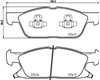 Sapatas do freio dianteiras de disco P24188 BREMBO