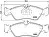 Sapatas do freio traseiras de disco P50082 BREMBO