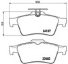 Sapatas do freio traseiras de disco P59042 BREMBO