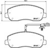 Sapatas do freio dianteiras de disco P68062 BREMBO