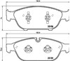 Sapatas do freio dianteiras de disco P85127 BREMBO