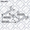 Bloco silencioso de viga traseira (de plataforma veicular) Q0050963 Q-FIX