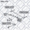 Bloco silencioso do braço oscilante inferior traseiro longitudinal Q0051793 Q-FIX