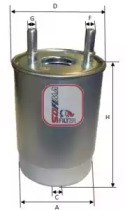 E: filtro de gasoil: filtros de gazolewsx S4113NR
