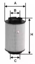Фильтр топливный vw caddy 1.9tdi-2.0sdi (5 болтов) (fe178d) shafer S6014NE