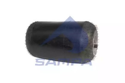 Coxim pneumático (suspensão de lâminas pneumática) do eixo traseiro SP55418302 Sampa Otomotiv‏