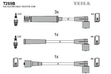 Conjunto de cabos T269B