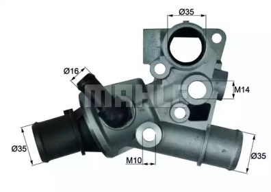 Termostato TI13388D Mahle Original