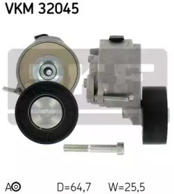 Correia auxiliar tensionadora para Opel Astra H 1.9 CDTI 16V (L48) Z19DT VKM32045