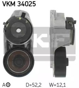 Correia auxiliar tensionadora para ford transit van 2.0 tdci fifa VKM34025