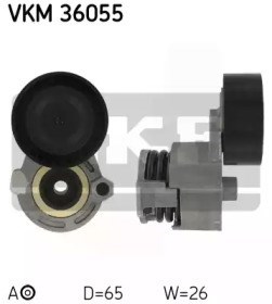 Correia auxiliar tensionadora para Renault Kangoo (KC0/1_) (1997-2010) 1.5 dCi K9KV714 VKM36055