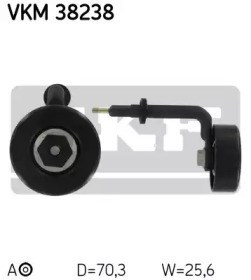 Rolo tensionador para correia auxiliar VKM38238