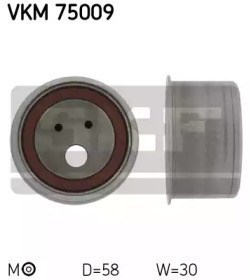 Rolo tensionador de correia dent VKM75009