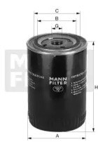 Filtro do sistema hidráulico W13746 Mann-Filter
