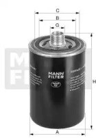 Filtro do sistema hidráulico WD9629 Mann-Filter