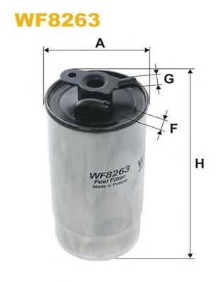 E: filtro diesel WF8263