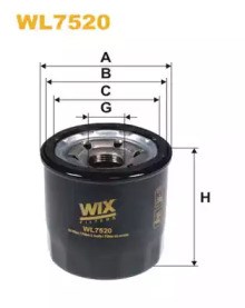 Filtro de óleo WL7520