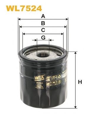Filtro de óleo WL7524