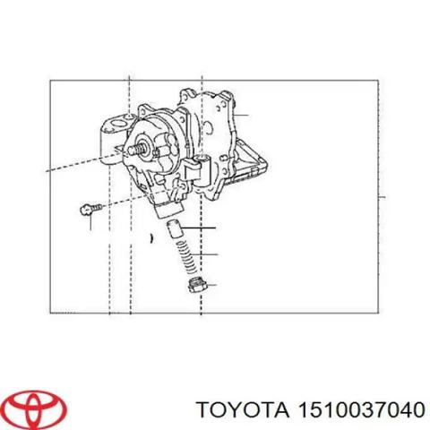Масляный насос Toyota Auris UKP