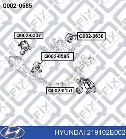 Подушка (опора) двигателя, передняя 219102E002 HYUNDAI