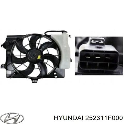 Крыльчатка радиатора охлаждения 252311F000 HYUNDAI