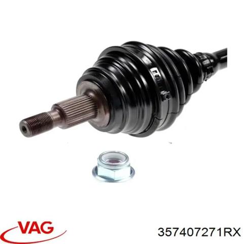 Привод в сборе левый Volkswagen Passat B3, B4