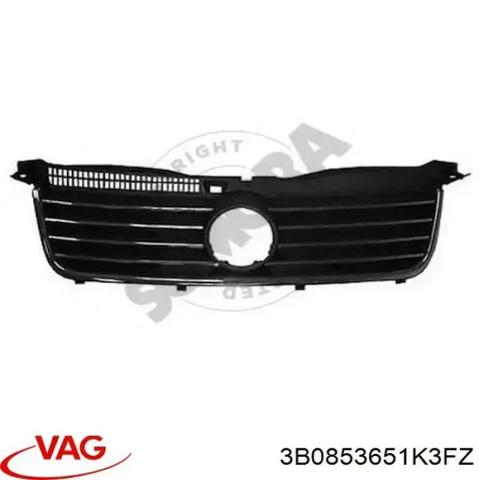 Решетка 3B0853651K3FZ VAG