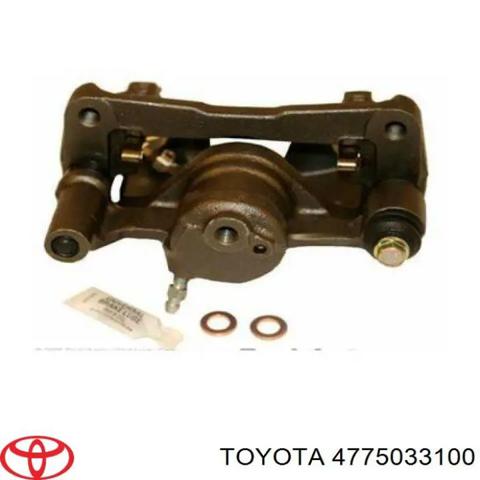 Суппорт тормозной левый задний 4775033100 TOYOTA