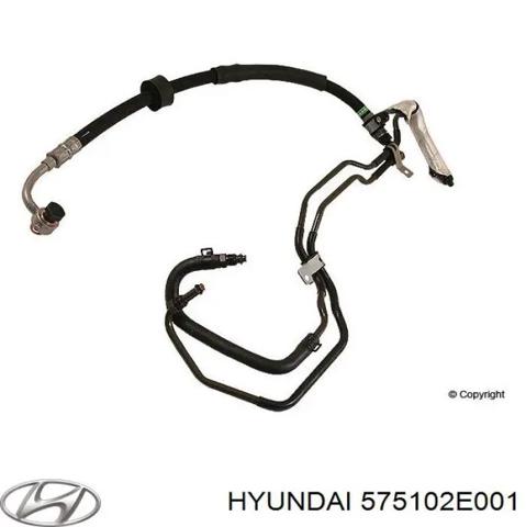 HYUNDAI 575102E001 Шланг ГУР высокого давления от насоса до рейки (механизма) в наличии Запорожье