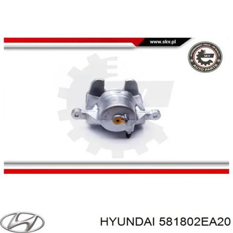 Суппорт тормозной, передний, левый 581802EA20 HYUNDAI