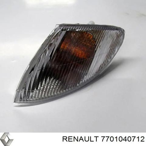 Левый фонарь указателя поворота 7701040712 RENAULT