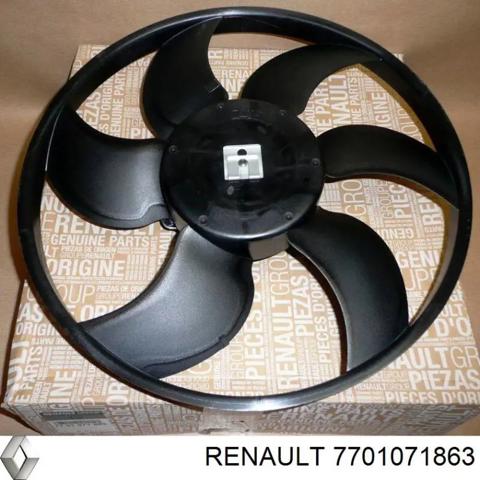 Вентилятор охлаждения 7701071863 RENAULT