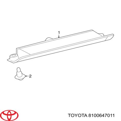 Стоп-сигнал задний дополнительный 8100647011 TOYOTA