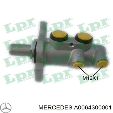 Цилиндр главный тормоза (гидротормозов) A0064300001 MERCEDES