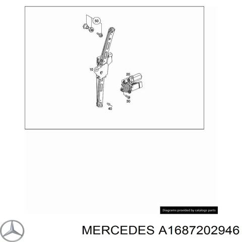 Стеклоподъемник передней двери A1687202946 MERCEDES